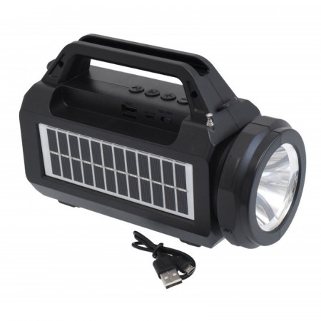 Radio FM cu lanterna si panou solar SY-979 - Img 2