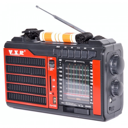 Radio portabil multifunctional cu MP3 - USB - SD Card, VXR