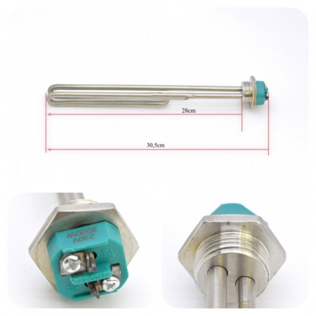 Rezistenta Nichelata Indoita Cu Filet 3000w / RE-N3000A - Img 2