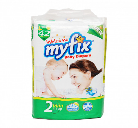 Scutece MyFix 2 mini, 3-5 Kg, 42 buc