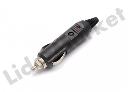 Stecher priza bricheta auto 12v cu cap metalic si siguranta