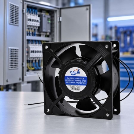 Ventilator Axial Metalic 120x120x38mm, 220-240V AC - Img 2