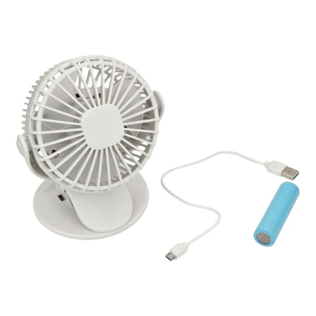 Ventilator de birou sau camera clema si alimentare duala - Img 3