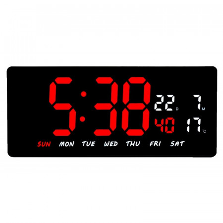 Ceas cu Led JH-3604 / Alarma, Calendar, Temperatura, Diferite culori