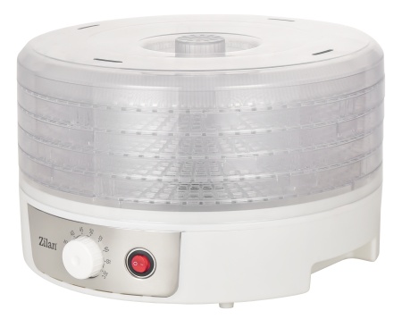 Deshidrator alimente Zilan ZLN2037, Putere 250W, Temperatura maxima 70° C, ALB