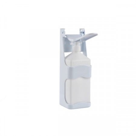 Dispenser pentru gel Alb dezinfectant si sapun lichid cu recipient 1L