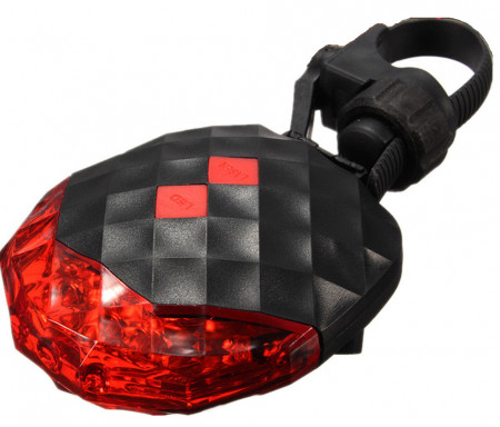 Far fata zoom, stop spate laser, manusi half finger, set kit complet, negru - Img 7