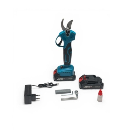 Foarfeca electrica pentru vita de vie, crengi, cu 2 acumulatori litiu 88VF - Img 4