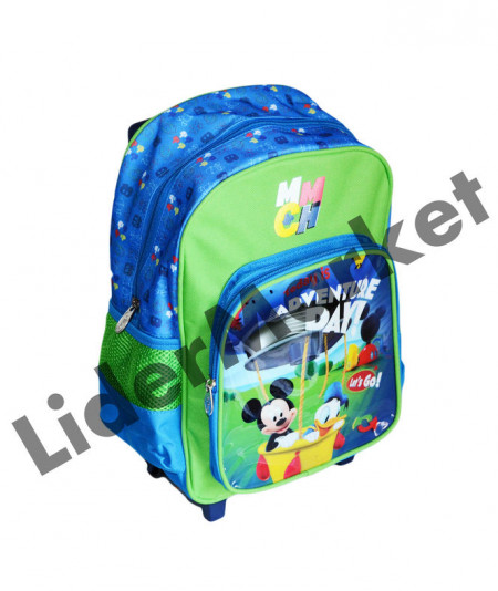 Ghiozdan gradinita tip troller Mickey Mouse