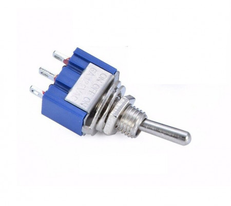 Intrerupator mini basculant, ON-OFF-ON, MTS-103