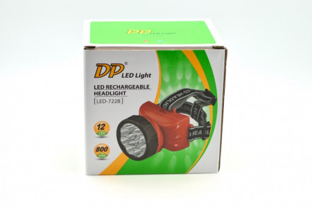 Lanterna De Cap Cu Acumulator 12 LED – 722B - Img 3