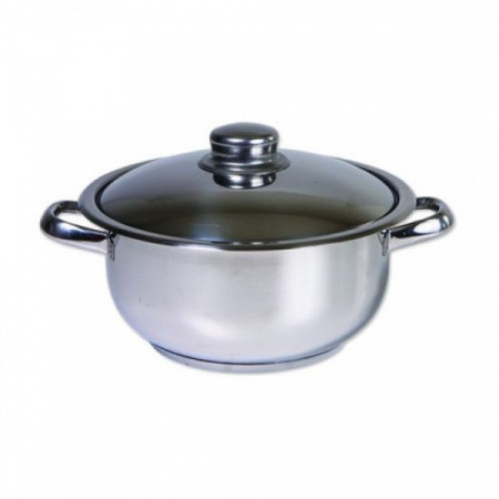 Oala inox capac inox COCINERA 26 cm 8L