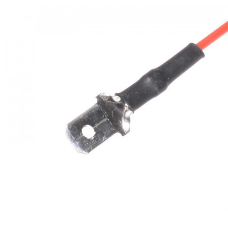 Papuci electrici 6.3 mm, tata cu fir 20 cm, set 100 de bucati - Img 2