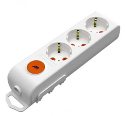 Prelungitor Ritech 220V 3 prize, 5 metri cu intrerupator