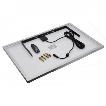 Proiector LED 400W cu panou solar si telecomanda - Img 2
