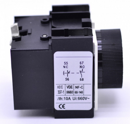 Releu auxiliar/timer contactor LA2 DT2 0,1-30sec - Img 3