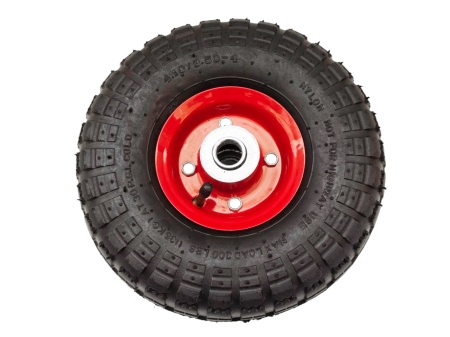 Roata liza carucior janta metal cu rulment TT 4.10 / 3.50-4 - 2PR - Img 2