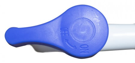 Robinet dublu serviciu din plastic 3/4" - Img 2