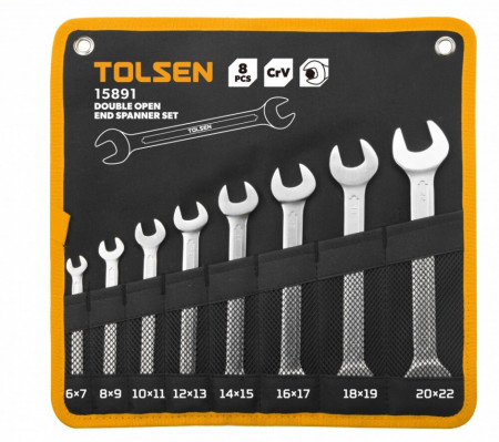 Set chei duble deschise 8 buc, Tolsen