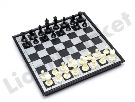 Set table si sah cu piese magnetice 25 x 25cm