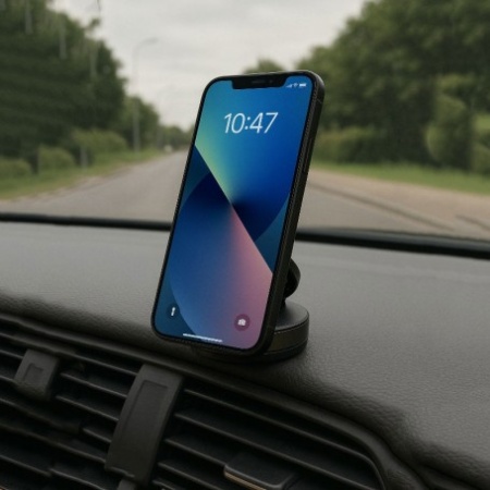 Suport auto telefon magnetic cu vacuum - Img 2