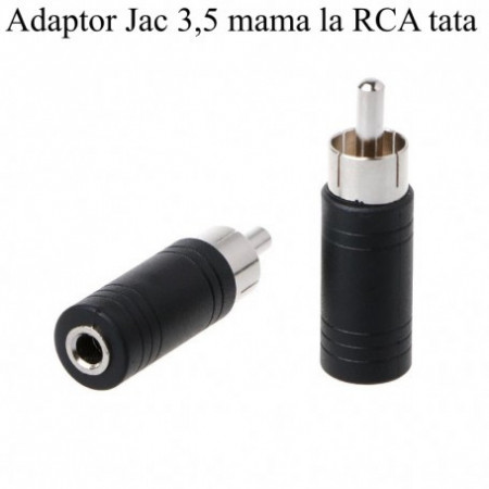 Adaptor RCA tata – jack 3,5 mama mono - Img 3