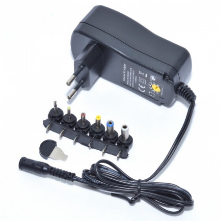 Alimentator transformator stabilizat 220V, tensiune reglabila 3V-12V DC / 2250mA