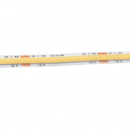 Banda Led Cob 560D/m - Lumina 2 in 1 Alb 2700K-6500K - 24V/2 Fire - 8mm - 10W/m - RA 90, Protectie IP20 - Rola/5m - Img 3