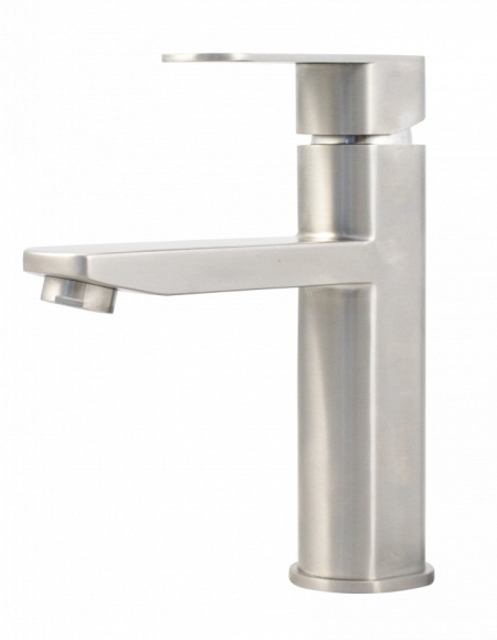 Baterie lavoar INOX pipa scurta, Ermetiq - Img 2