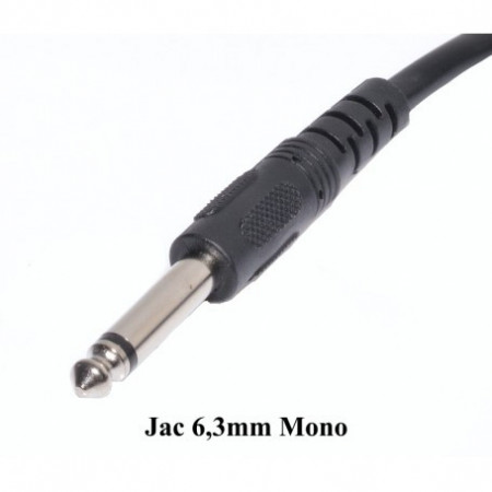 Cablu audio jack 6,3 mm tata - XLR mama, 5 metri - Img 2