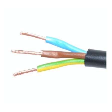 Cablu Electric 3x1mm MYYM Litat (Negru) - Img 2