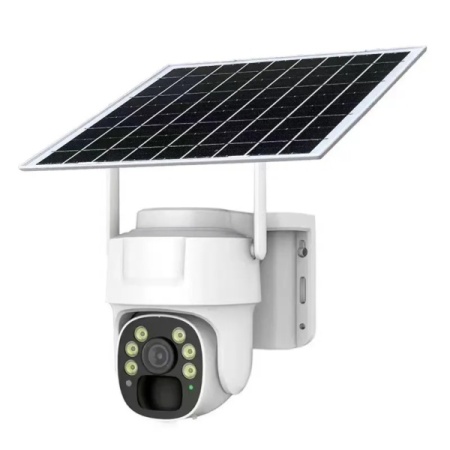 Cameră de Supraveghere Solară Smart, 4G, Viziune Nocturnă Color, PIR, 360° VR, Stocare Cloud (model zy-p7-4g)