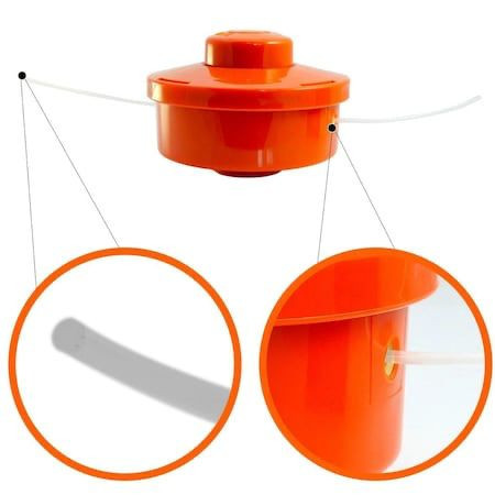 Cap rezerva pentru motocoasa/trimmer, fir – 2 mm, filet prindere M10 - Img 3