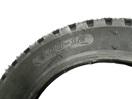 Cauciuc moto scuter 3.00-12, 52J, 6PR, 41psi - Img 2