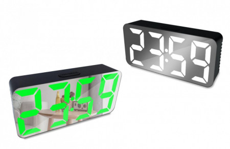 Ceas digital oglinda, DS-3622X, verde sau alb