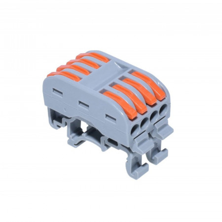 Conector de sina 4 poli cap dublu PCT-224