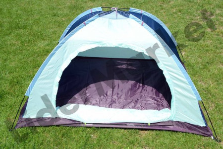 Cort camping pentru 3 persoane 200x150 cm