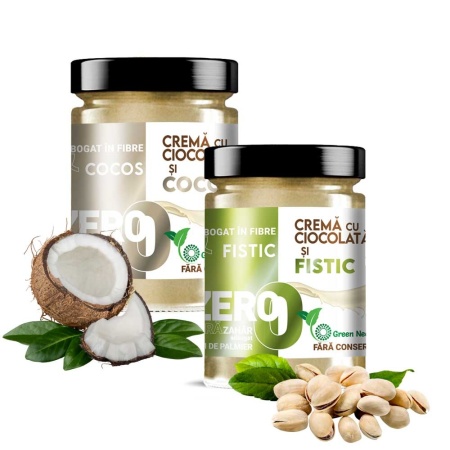 Crema cu ciocolata alba si fistic 0,35 Kg - Img 2