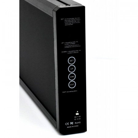 Cronometru cu Ceas JH-130 / Led Rosu si Telecomanda - Img 4