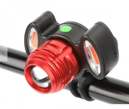 Far bicicleta led multifunctional lumina flash cu rencarei USB