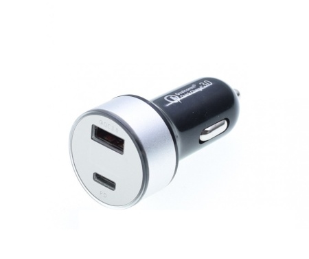Incarcator auto Qualcomm USB 3.0 + PD-USB TIP C - Img 3