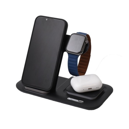 Incarcator Magnetic Wireless 5 in 1 cu Lumina LHT-058 - Img 5