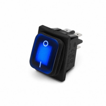 Intrerupator IRS KCD4 16A 250V cu Membrana Cauciuc si LED Alb sau Albastru - Img 3