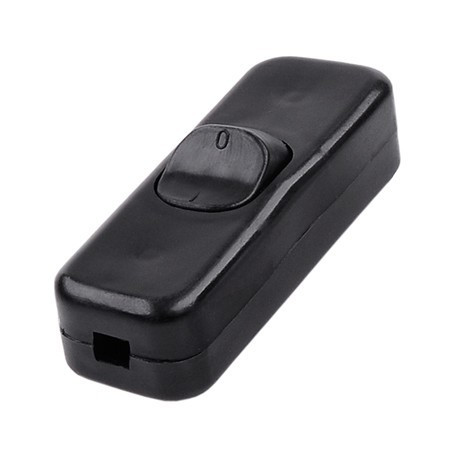 Intrerupator negru pe fir 3A / 250V