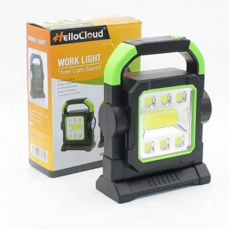 Lanternă LED de mână HC-7078 -D \ HC-7078 -C reîncărcabilă cu panou solar - Img 2