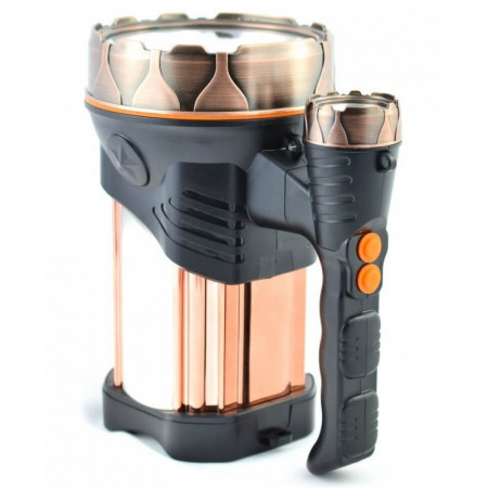 LANTERNA LED PROFESIONALA LUMINA ALB/ALBASTRA TD-T18 - Img 2