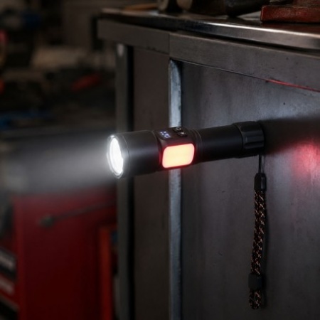 Lanterna LED Reincarcabila 4 LED-uri 6000mAh cu Powerbank, Magnet si Zoom - Img 4