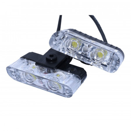 Lumina auto stroboscop alb-galben, 12V - 30W - Img 5