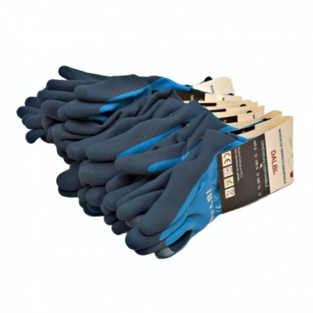 Manusi de lucru si protectie profesionale cu latex spumat - 12buc/set - Img 4