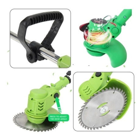Motocoasa electrica Blitz Power cu 2 acumulatori 48V, 4000 mAh, 18000 RPM - Img 8